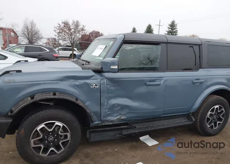 2025 Ford Bronco Outer Banks z USA, uszkodzony, nr VIN 1FMEE8BP5SLA41382